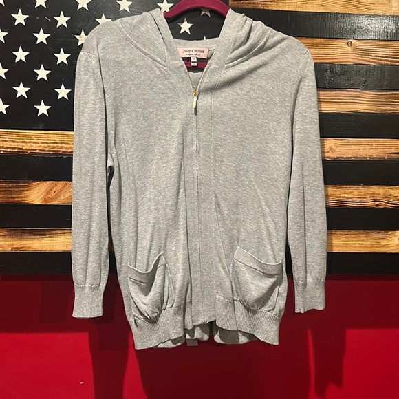 Juicy Couture Jackets & Blazers - RARE RUFFLE BACK HOODIE